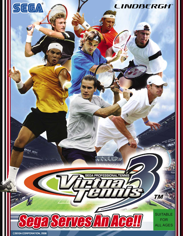 Virtua Tennis 3 box art for Xbox 360